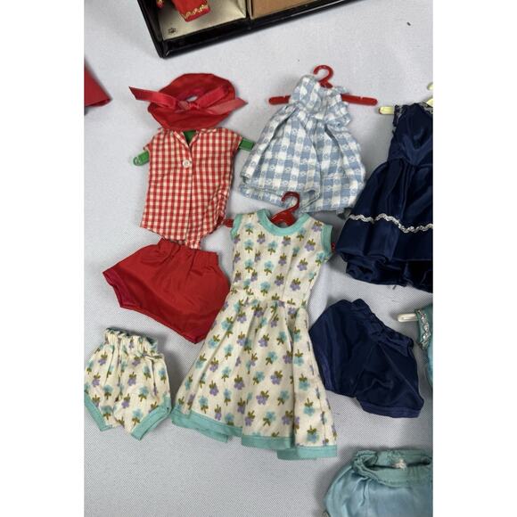 Huge Vtg 1960s Barbie Ken Dolls Lot Clothes Accessories Double Case - Picture 12 of 16